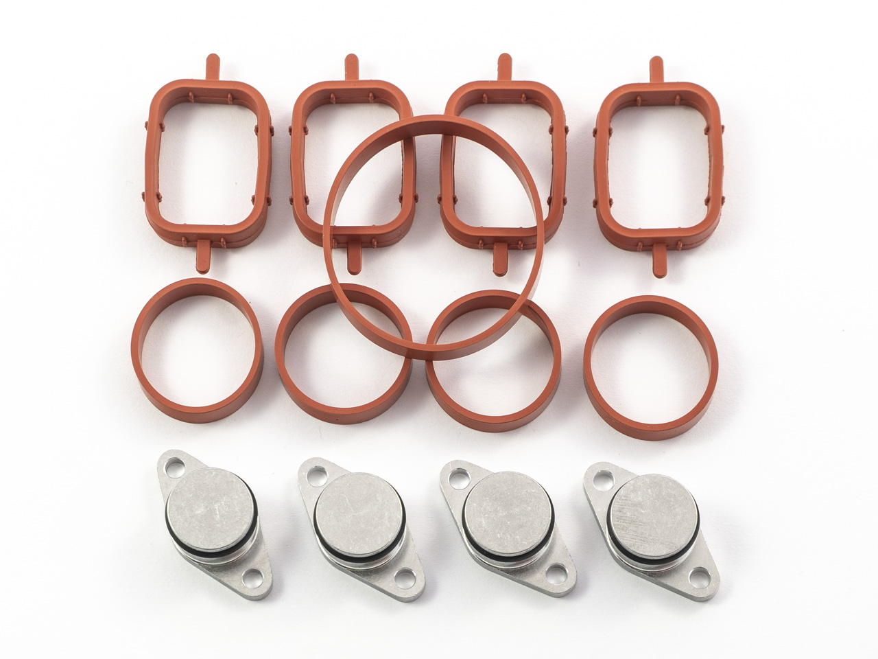 Záslepky vířivých klapek sání - BMW - 22mm - 4X - ALU