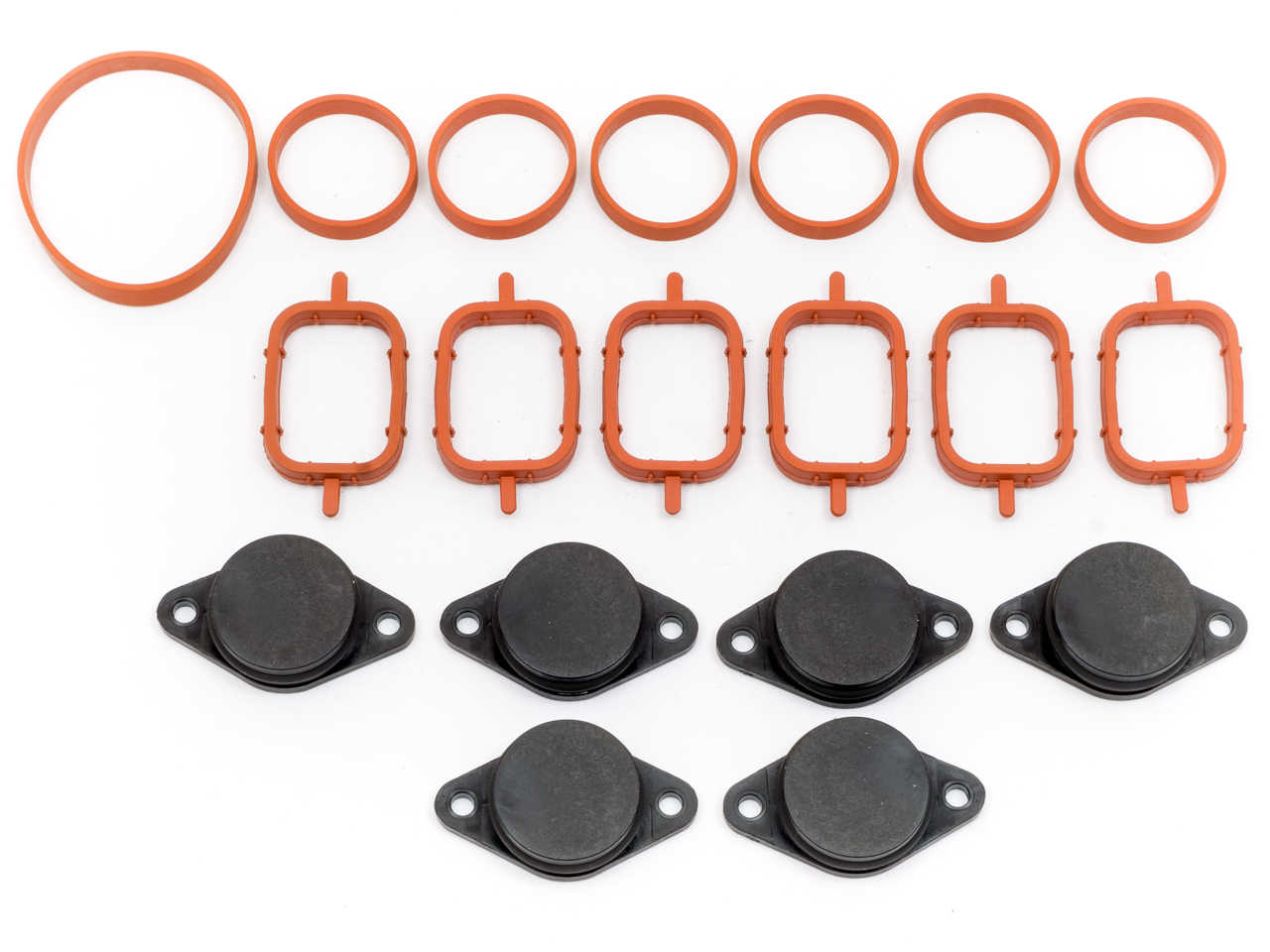 Záslepky vířivých klapek sání - BMW - 33mm - 6X - PLAST