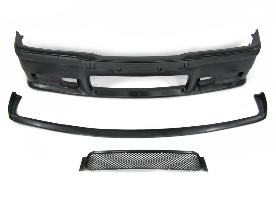 JOM Kompletní přední nárazník pro BMW E36 v designu M3 s oddělitelným lízátkem