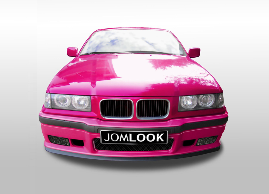 JOM Kompletní přední nárazník pro BMW E36 v designu M3 s oddělitelným lízátkem