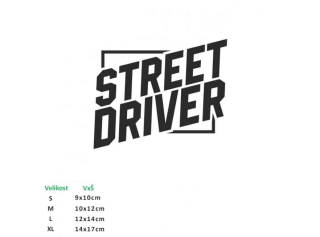 Samolepka Street Driver 