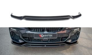 Maxton Design spoiler pod přední nárazník pro BMW X5 G05, černý lesklý plast ABS
